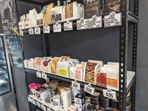 Coffee selection at It's All Good Brew in Blenheim