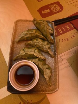 Gyoza veggy  at Ramen Bar Akira in Turin