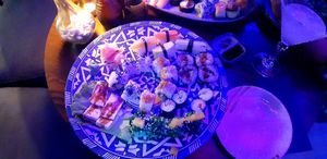 Sushi vegano at Sekai Sushi Bar in Lisbon