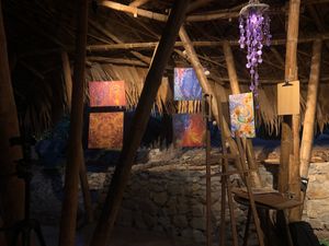 Art gallery  at Shivari - Healing Center & Vegan Restaurant in Koh Phangan