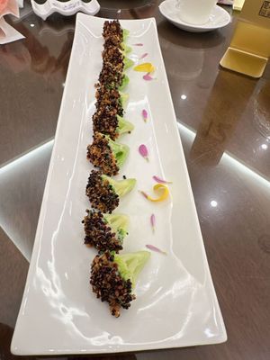 Appetizer Quinoa Broccoli     at Dar Soo Vegetarian 大素@大愛素食餐廳 - Pavilion KL in Kuala Lumpur