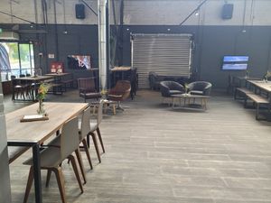 Interior cafe at Boulderwelt Dortmund in Dortmund