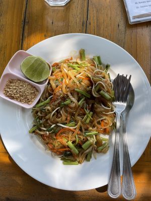 Vegetable Noodles  at Tha Khao Bay View Bungalow & Restaurant in Phang Nga