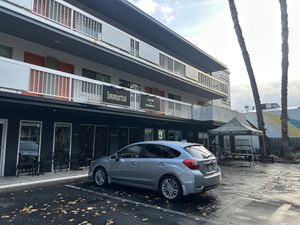 It’s in the bottom story of an old motel. Great parking!  at Immortal Cafe & Supply in Sacramento