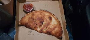 Mushroom, Spinach, Cheez Calzone at Vegan Pizza in Garden Grove