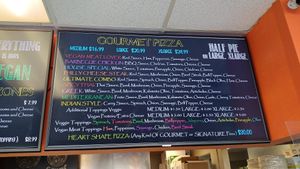 Menú  at Vegan Pizza in Garden Grove