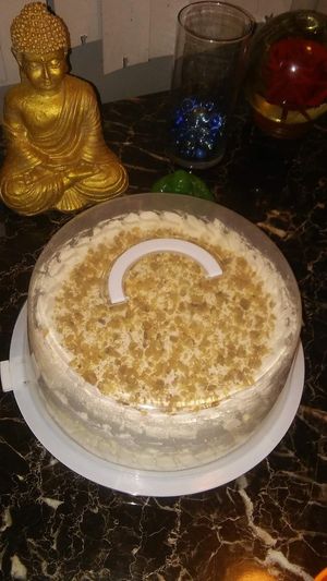 Whole cake #Veganuary at Vegan Pizza in Garden Grove