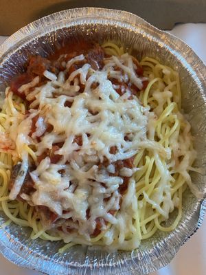 I have been craving good ol’ spaghetti all week and this vegan version with plant based meat balls hit the spot! Very well priced too!   at Vegan Pizza in Garden Grove