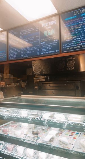 counter   at Vegan Pizza in Garden Grove