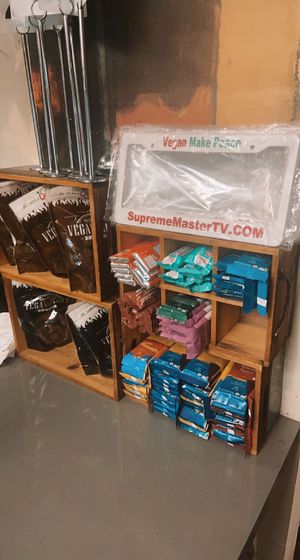 snackies and the supreme master Lol  at Vegan Pizza in Garden Grove