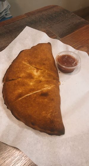 calzone  at Vegan Pizza in Garden Grove