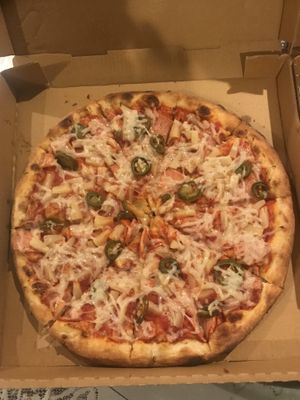 Hawaii vegan pizza  at Vegan Pizza in Garden Grove