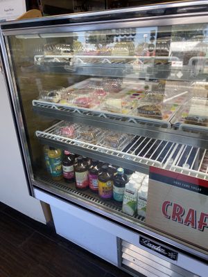 Dessert and Drink Case  at Vegan Pizza in Garden Grove