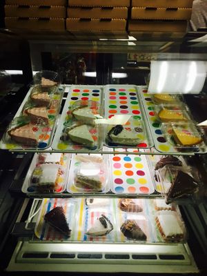 Dessert cabinet  at Vegan Pizza in Garden Grove