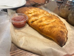 calzone at Vegan Pizza in Garden Grove