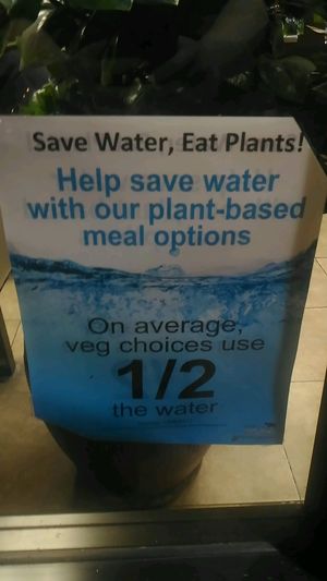 sign  at Vegan Pizza in Garden Grove