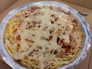 Chicken parm at Vegan Pizza in Garden Grove