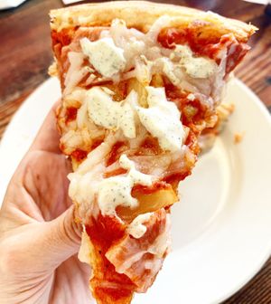 Hawaiian Pizza with Ranch Dressing  at Vegan Pizza in Garden Grove