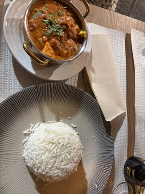 Vegan curry with tofu  at Sunrise Asian Fusion in Funchal