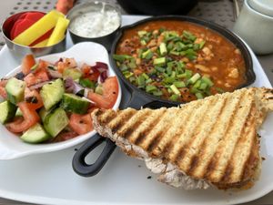 The “full” breakfast   at W-Śniadania in Poznan