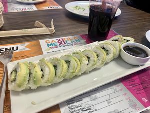 Vegetariano sushi  at Gaxiola Mexican Restaurant in Salisbury