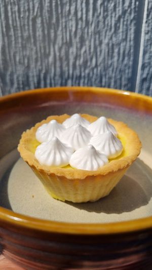 Lemon pie, gluten free and delicious at The Baking Nomad in Queenstown