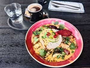 Indian curry at Libertin Brasserie in Vysoke Tatry