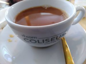 Tea with soya milk (March 2024) at Coliseum Coffee House in Ceredigion