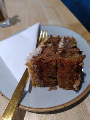 Carrot cake (May 2024) at Coliseum Coffee House in Ceredigion