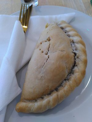 Vegan pasty (May 2024) at Coliseum Coffee House in Ceredigion