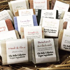 our handcrafted essential oil soaps.  We have 30 different scents. at Natural Detox Nutrition Shoppe in Tampa