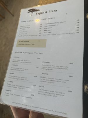 Menü  at La Bianca  in Lembongan