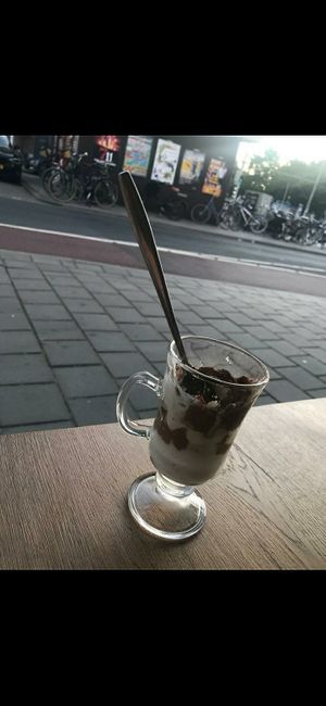 Super tasty tiramisu at Veggies on Fire in The Hague