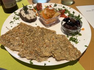 Cashew cheese   at Veggies on Fire in The Hague