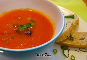 Soup of the week: carrot-orange soup.  at Veggies on Fire in The Hague
