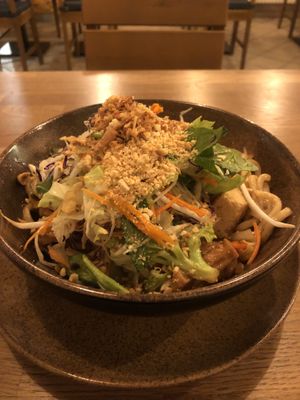 Udon noodles with veggies and tofu   at Chao! Vietnam in Karlsruhe