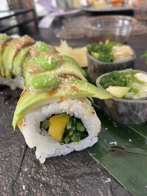 Perfection with mango  at Sushi Avenue in Brussels