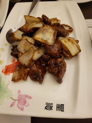 Cashew yellow bean chicken at Royal Baths Chinese Restaurant in Harrogate