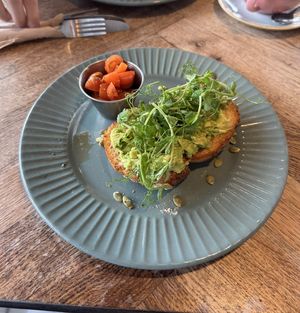 Avo toast  at Lyla Belle's Cafe in Hartlepool