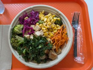 Build your own bowl at BIBIBOP in Columbus