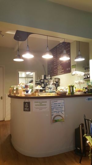 counter at Ravenous in Preston