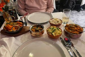Lovely vegan food options and very accommodating staff! ☺️Menu clearly labelled with allergens which is helpful for working out what is vegan. Just inform staff if you are Vega at Spice 1875 in Luton