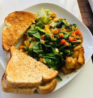 Vegan Hash #Veganuary at Gage Park Diner in Hamilton