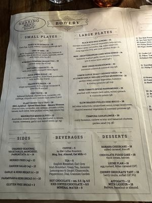   at Bowery Kitchen and Bar in Katoomba