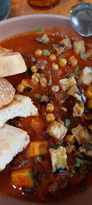 Vegan shakshuka at Bowery Kitchen and Bar in Katoomba