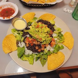 Mexican Salad at Cafe Capistrano in Raleigh