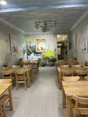 Upstairs seating   at Nhan Duyen Chay in Thu Dau Mot