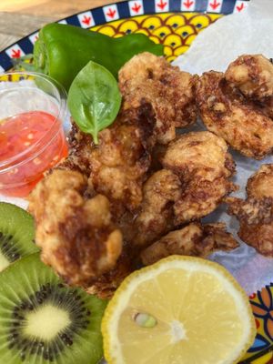 Vegan Karaage at Tokyo Vegan Ramen Center in Tokyo