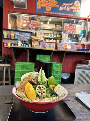   at Tokyo Vegan Ramen Center in Tokyo