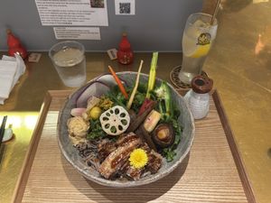 umami shiitake soba  at Tokyo Vegan Ramen Center in Tokyo